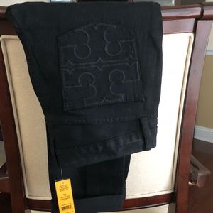 Tory Burch Super Skinny Black Jeans NWT